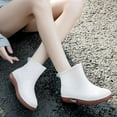 thumbnail image 6 of Rainshoes Women Short Tube Plush Thermal Water Shoes Waterproof Shoes Fashion Women Rain Boots, 6 of 7