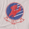 thumbnail image 2 of Top Gun Vf1 Sigil Unisex Adult T Shirt for Men and Women, Silver, Small, 2 of 7