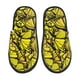thumbnail image 1 of Fotbe Yellow Butterflies Pantuflas Peludas para Mujer con Estampado, Zapatillas de Peluche, Zapatos de Invierno para Casa, Uso Interior y Exterior-Large, 1 of 8