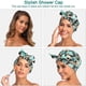 thumbnail image 5 of Gorro De Ducha Para Mujer Gorros De Ducha Reutilizables Impermeables Gorro De Baño Ajustable Elástico Methold AP006171-01, 5 of 6