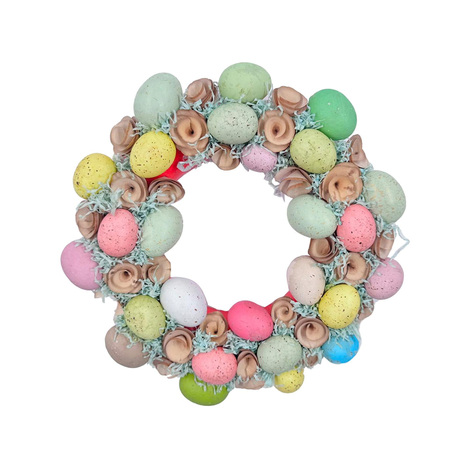 FVDPWYE 16 Inch Colorful Easter Eggs Garland Spring Decoration Easter Party Supplies for