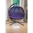 thumbnail image 2 of Hanging Pumpkin Loveseat Chair Flower of Life, 2 of 3