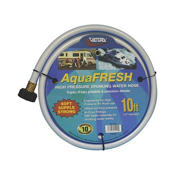 Valterra W015120 Aquafresh 1/2" x 10' RV Drinking Water Hose