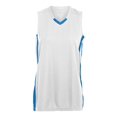 thumbnail image 1 of Augusta Sportswear Women's Small 528, Blanco/Royal Ropa deportiva Augusta 528, 1 of 1