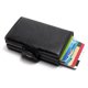 thumbnail image 5 of Cartera de seguridad delgada para hombres y mujeres con opción emergente abatible para una selección rápida de tarjetas, 5 of 5