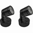 thumbnail image 1 of 2 Pieces 12v Dimmable LED Spot Reading Lights for Wall, Bedside, Motorhome & Caravan, 1 of 5