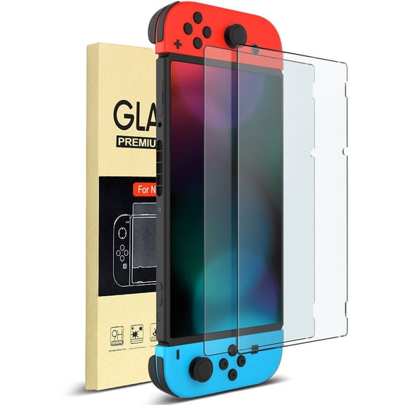 Screen Protector Tempered Glass for Nintendo Switch, Transparent HD Clear Anti-Scratch Screen Protector Compatible Nintendo Switch -Ultra clear