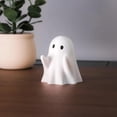 thumbnail image 4 of Halloween Ghost Figurine Funny Pen Holder Ghost Statue Halloween Figures,Ghost Decor,for Halloween Decorations,Desk Indoor and Porch Spooky Home Decor,2.5x3 inch (Z4-White), 4 of 8
