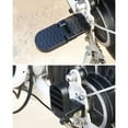 thumbnail image 4 of Aluminium Alloy Bike Foot Peg Folding Rear Bicycles Footrest Pedals NonSlip Electric Bike Foot Peg for Passenger, 4 of 8