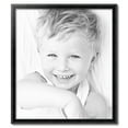 thumbnail image 2 of ArtToFrames 29" x 33" Black Engraved Edges Picture Frame, 29x33 inch Black Wood Poster Frame (WOM-4055), 2 of 8