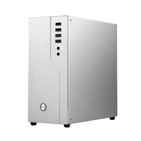FH01 Mini ITX Computer for Case All Aluminum HTPC Office Home Theater Computer Box Desktop Chassis Front USB 3.0