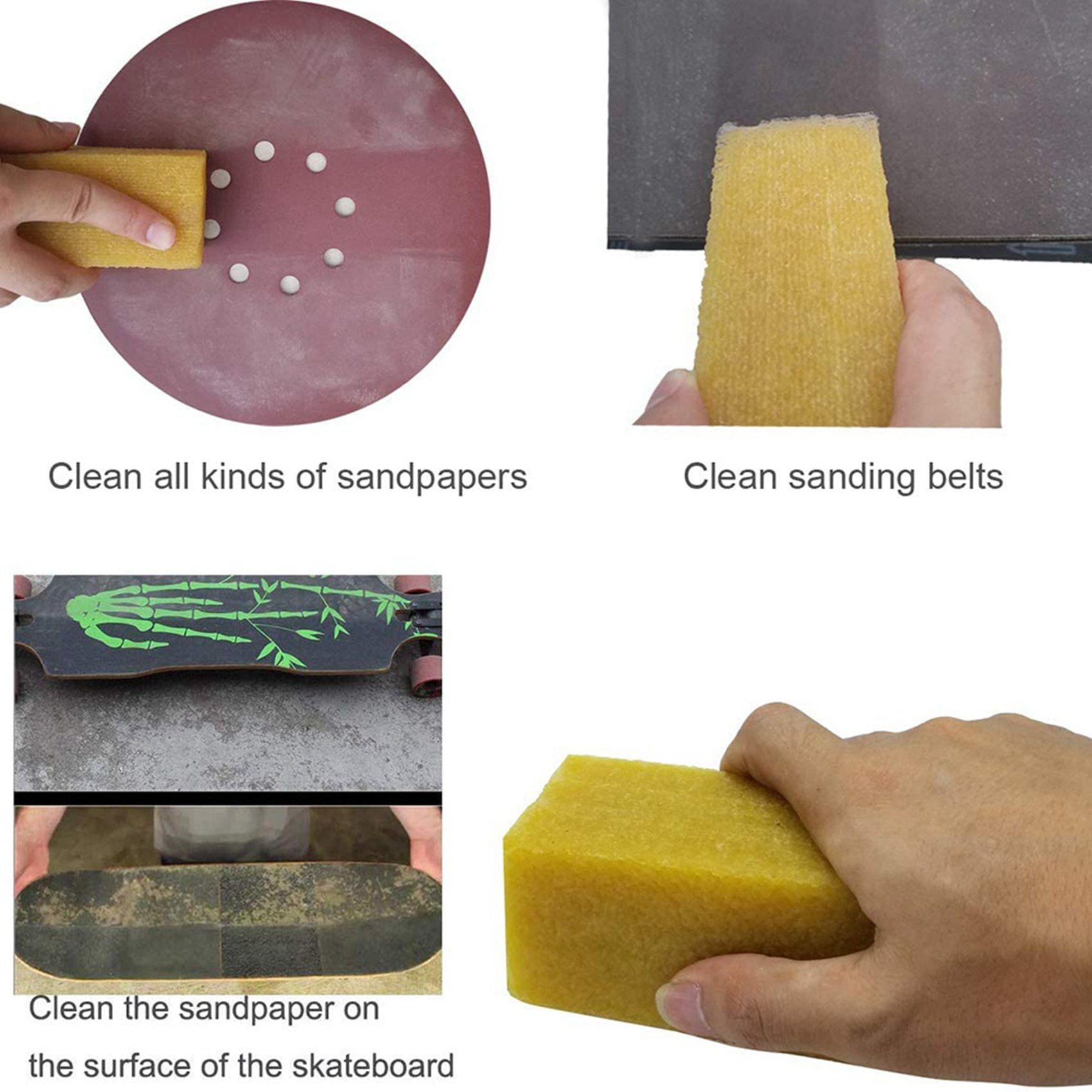 2X Abrasive Cleaning Stick Sanding Belt Band Drum Cleaner Sandpaper Cleaning Eraser for Belt Disc Sander Tool Walmart