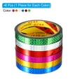 thumbnail image 3 of Unique Bargains 12mmx30m Prism Tape Holographic Reflective Self Adhesive Decor Assorted Color 6 Pack, 3 of 6