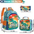 thumbnail image 3 of BIkab New Style School Bags Boys Astronautr Backpack School Bookbag for Boys Kids School Dinosaurs Kawaii Backpack Kids Backpack, 3 of 3
