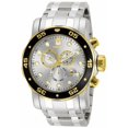 thumbnail image 2 of Invicta Pro Diver 80040 Montre Habillée Chronographe pour Homme en Acier Inoxydable Argenté Plaqué avec Pièces Suisses, 2 of 5