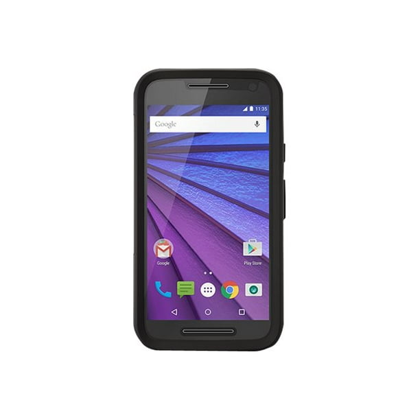 OtterBox Commuter MOTO G Gen.) - Back cover for cell phone - polycarbonate, synthetic rubber - black - for Motorola MOTO G (3rd Gen.) - Walmart.com