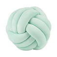 thumbnail image 3 of knot ball pillow,soft knot ball pillow velvet round throw pillow,Cushion Home Decoration Plush Pillow decorative,Throw Knotted Pillow for bed Handmade hand woven,Plush Toys Light Green BLESIY almohada de bola de nudo, 3 of 8