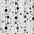 thumbnail image 6 of HAOXIT Geometric Tablecloth, Monochrome Lines with Dots Ornamental Design Vintage , Dining Room Kitchen Round Table Cover, 6 of 8