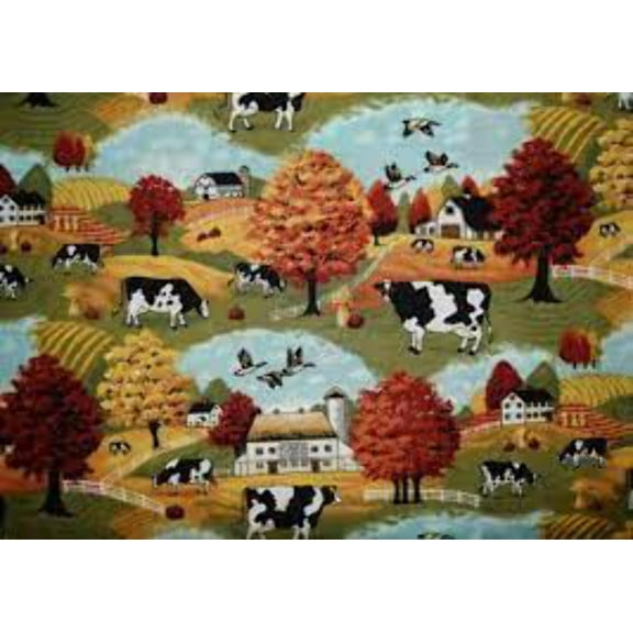 The Farm Cotton Fabric