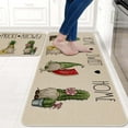 thumbnail image 4 of Funny Cactus Kitchen Rugs and Mats Set of 2,NO Pricks Allowed Plants Kitchen Mat for Floor, Non-Slip Washable Kitchen Sink Mats Holiday Kitchen Decor Doormat+Runner Rug, 4 of 6