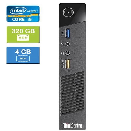 Used: LENOVO M93 TINY Intel Core i5-4570T 2.90 GHz, 4GB, 320GB HDD, Win 10 Home
