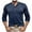 Blue, variant on VJATTWR Men's Heavy Long Sleeve T-Shirt, Adult Men Long Sleeve T-Shirt Classic Fit Tee L