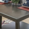 thumbnail image 4 of Powell Thewlis 47.5" Square Farmhouse Dining Table with Lazy Suzan, Gray, 4 of 14