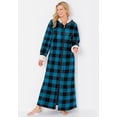 thumbnail image 4 of Dreams & Co. Plus Size Sherpa-Lined Long Hooded Robe, 4 of 6
