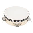 thumbnail image 1 of Pandereta, Mejora Talento Musical Poliéster de Poliéster Beech Madera Crujiente Sonido de 154 mm Para Niños Duraderos para Fiesta para Fiesta, 1 of 7
