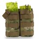 thumbnail image 4 of Molle Double Magazine Pouch 1000D Nylon Utility Chaleco Bolsas de almacenamiento Bolsillo para accesorios al aire libre Advancent HW4754-04, 4 of 7