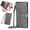 Gray, variant on Crossbody Wallet Case For iPhone 16e/17e, Premium PU Leather Folio Flip Stand with Zipper Pocket 9 Card Slots Holder Adjustable Shoulder Strap & Wristlet RFID Blocking Purse Case,Purple