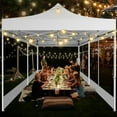 thumbnail image 3 of COBIZI 10x20 Heavy Duty Pop up Canopy with Mosquito Net,Instant Outdoor Shelter Large Canopy Tent for Outside,Gazebo with Mesh Sidewalls for Party,Backyard,Camping,White, 3 of 10