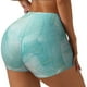 thumbnail image 1 of Fotbe Blue Marble Shorts Sin Costuras – Shorts Deportivos de Cintura Alta para Mujer, Elásticos para Gimnasio, Yoga, Running o Ciclismo-Small, 1 of 8