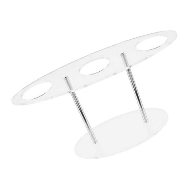 Xinxinyy Ice Cream Cone Holder Waffle Cone Food Holder Holder for Birthday Decor Clear 19 x 9cm