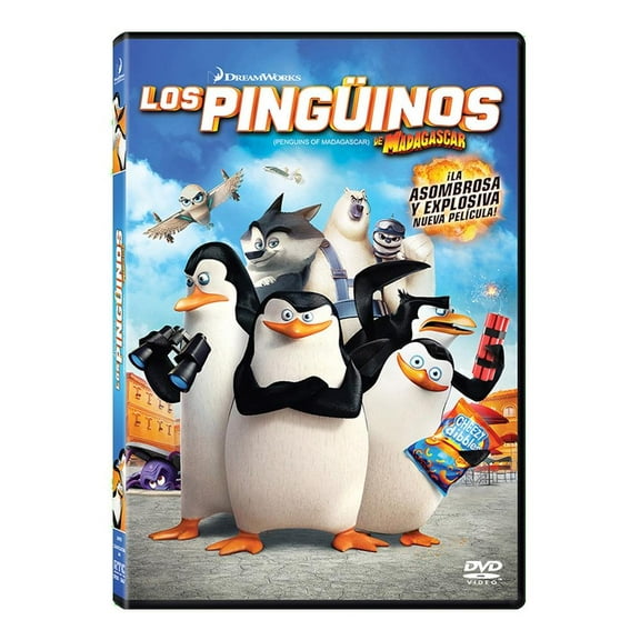 Los Pinguinos De Madagascar Dreamworks Pelicula Dvd Fox DVD