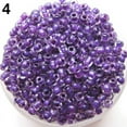 thumbnail image 6 of Ruanlalo 500Pcs 2mm Round Glass Seed Beads for DIY Bracelet Necklace Jewelry Making Craft Dark Purple 500pcs, 6 of 6