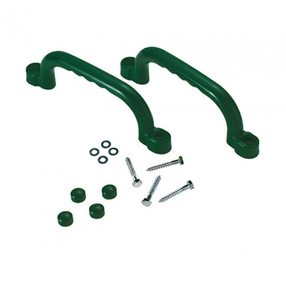 2 piezas de equipo para patio de juegos, manijas de escalera para sala de juegos, juego de columpios, accesorios para escalar, manija de seguridad CUTICAT manija del patio de recreo