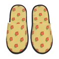 thumbnail image 2 of KLL Hand Drawn Strawberry Slippers for Women Men House Slip on Indoor Outdoor Bedroom Furry Fleece Lined Ladies Comfy Anti-Skid Rubber Hard Sole-Large, 2 of 8