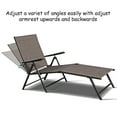 thumbnail image 3 of Costway 2 Pcs Chaise Longue de Piscine Fauteuil Inclinable Mobilier de Patio Extérieur Réglable Neuf, 3 of 10