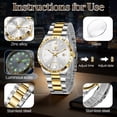 thumbnail image 6 of SKMEI Mens Watches Waterproof Analog Quartz Watch for Men with Date Luminous Fashion Stainless Steel Wristwatch, 6 of 10