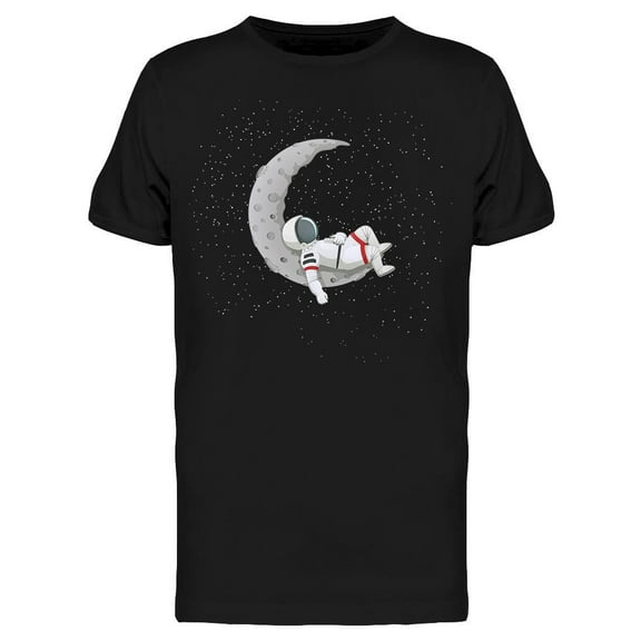 Astronaut Relaxing T-Shirt Men -Image by Shutterstock, Male Medium