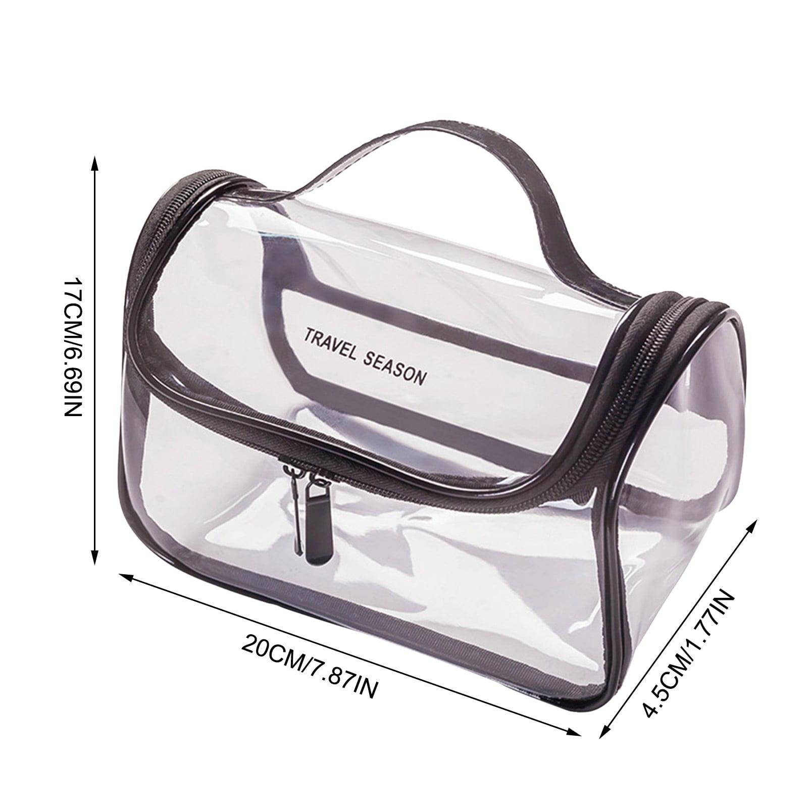 Barber Carrying Backpack Makeup Organizer with Handle Cosmetics Large Purse Makeup Organizer Makeup Brushes Holder Organizer Travel Brush Holder with Portable Makeup Organizer Clear