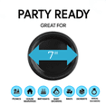 thumbnail image 3 of Choice 7" Black Plastic Plates, Disposable Polystyrene, 125-Pack, 3 of 8