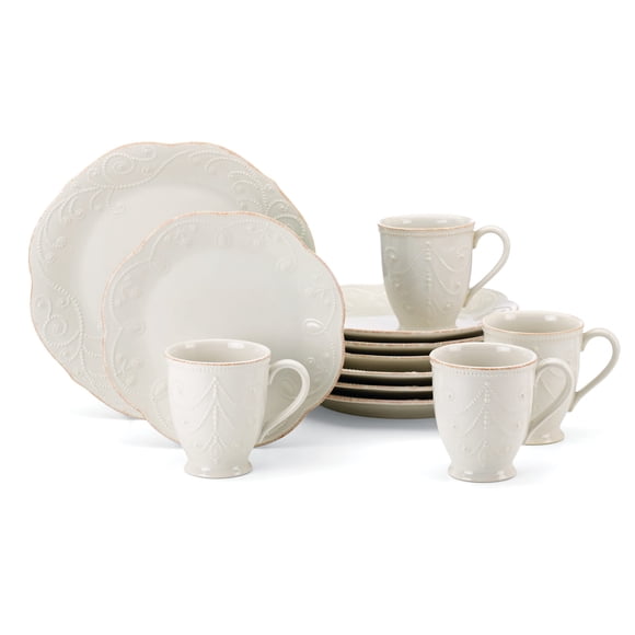 Platos Lenox 19 cm Blanco – Set de 4 piezas