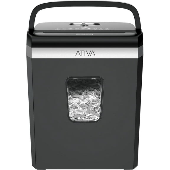 Ativa® 8-Sheet Cross-Cut Shredder, A08CC23