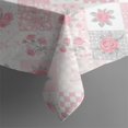 thumbnail image 4 of Pioneer Flower Floral Print Pattern Rectangle Tablecloth 60"x120", Waterproof Polyester Table Cloth, Wipeable Spillproof for Dining Camping Indoor Outdoor, 4 of 6
