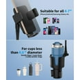 thumbnail image 7 of Upgraded 3-in-1 Car Wireless Phone Holder Cup Holder, 15W Fast Charging Automatic Clamping Cup Holder Extender, Phone Holder for Vehicle Cup Holders, Wireless Charger Compatible with All Smartphones, 7 of 7