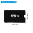 thumbnail image 2 of Uxcell RFID Blocking Sleeves Aluminum Identity Theft Prevention Credit Cards Secure Protector Holders Sleeves for NFC Purses Black, 2 of 6