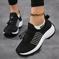 thumbnail image 6 of Vamuko Womens Walking Shoes 2025 Orthopedic Wedge Platform Sneakers Air Cushion Gym Orthowear Lightweight Stretch Cushion Wide Toe Box Shoes Black 10, 6 of 6