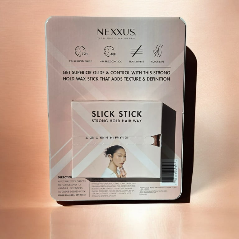Nexxus Slick Stick Strong Hold Hair Wax, 2-Pack, 2.33 oz Each